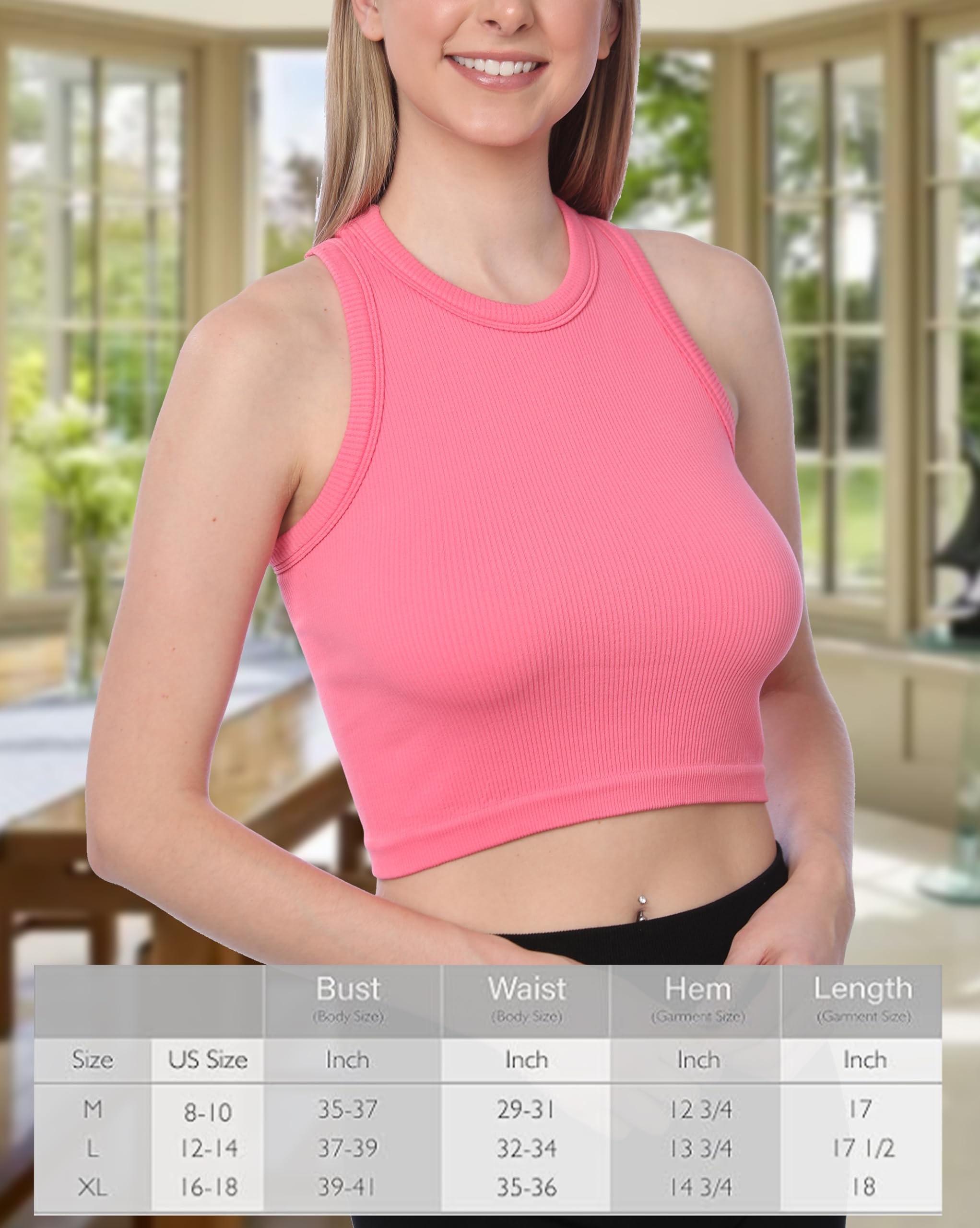 Women's Sleeveless Blue Tank Top