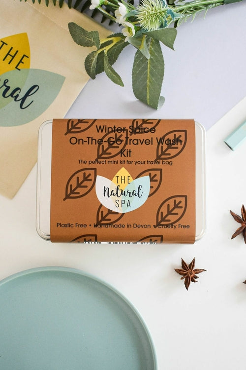 Citrus Mini Travel Wash Kit — Natural Shampoo