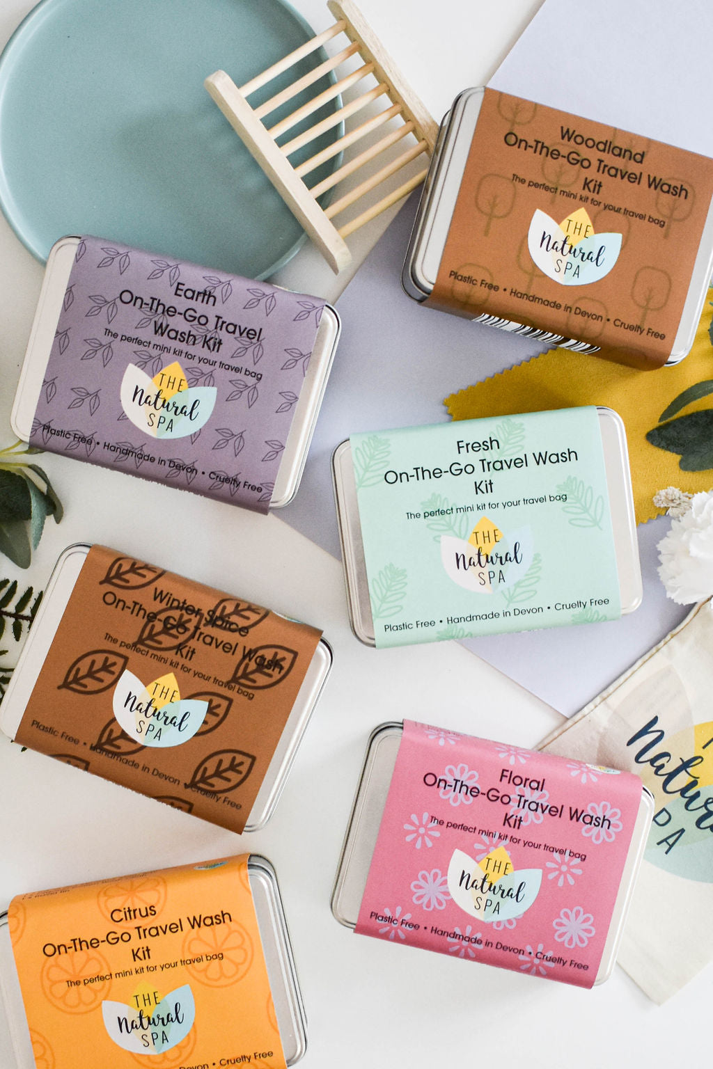 Citrus Mini Travel Wash Kit — Natural Shampoo