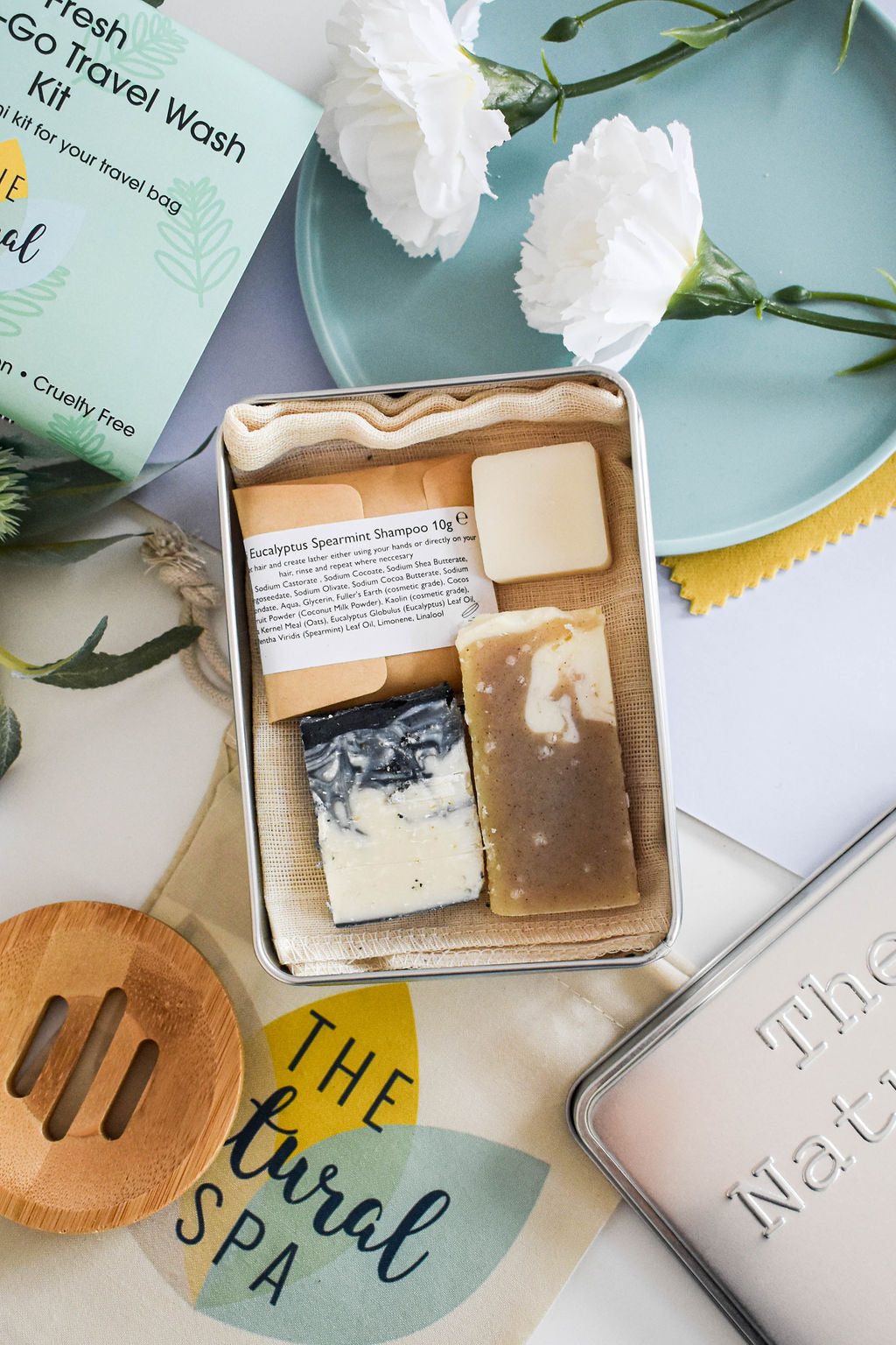 Citrus Mini Travel Wash Kit — Natural Shampoo