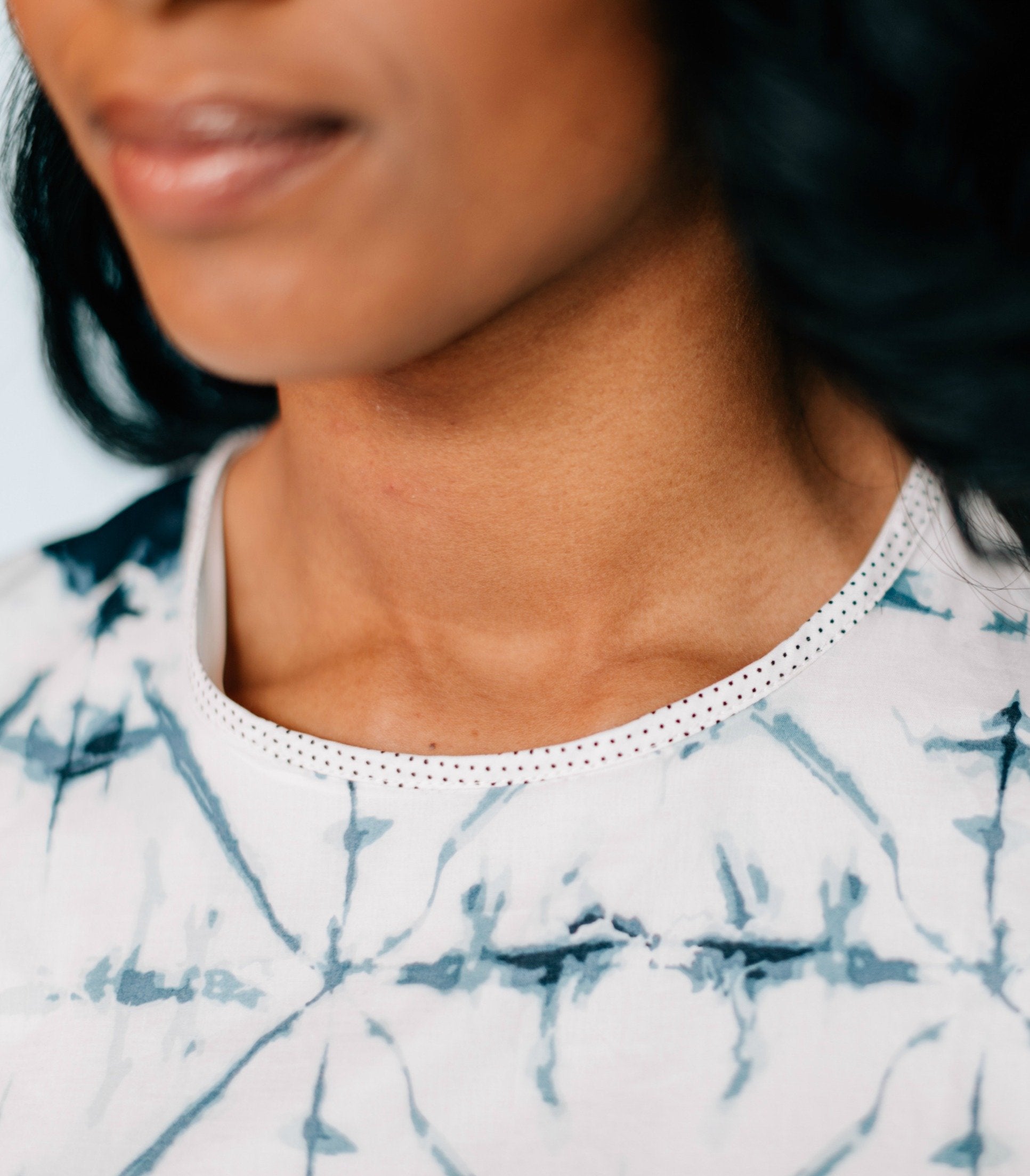 Inkwell Tie-Dye Polka Dot Midi Dress