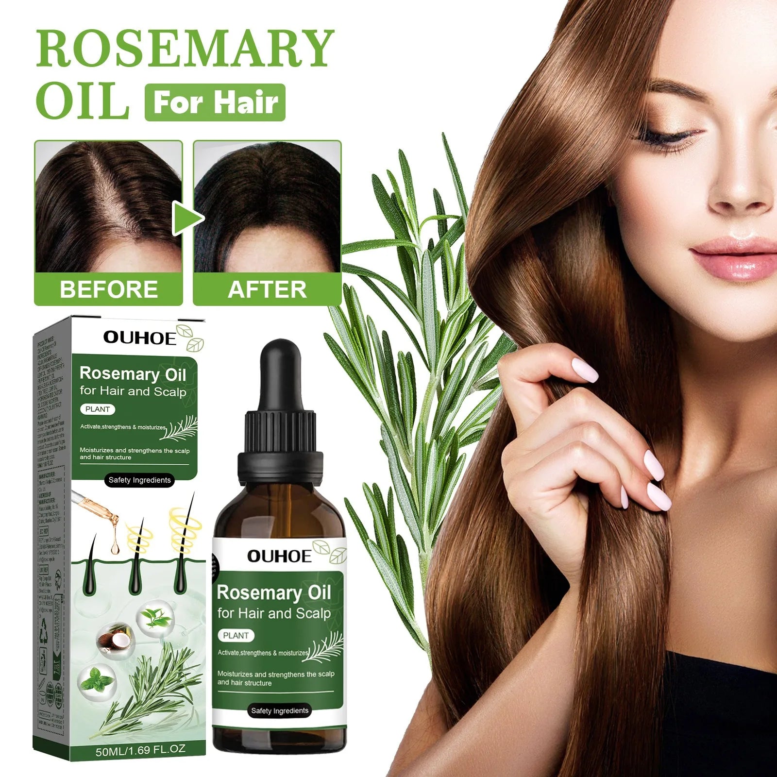 Rosemary Hair Growth & Scalp Nourishing Oil