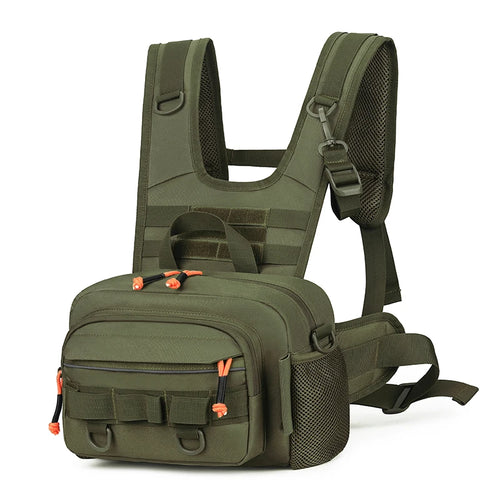 Fishing & Hiking Front Chest Vest Backpack