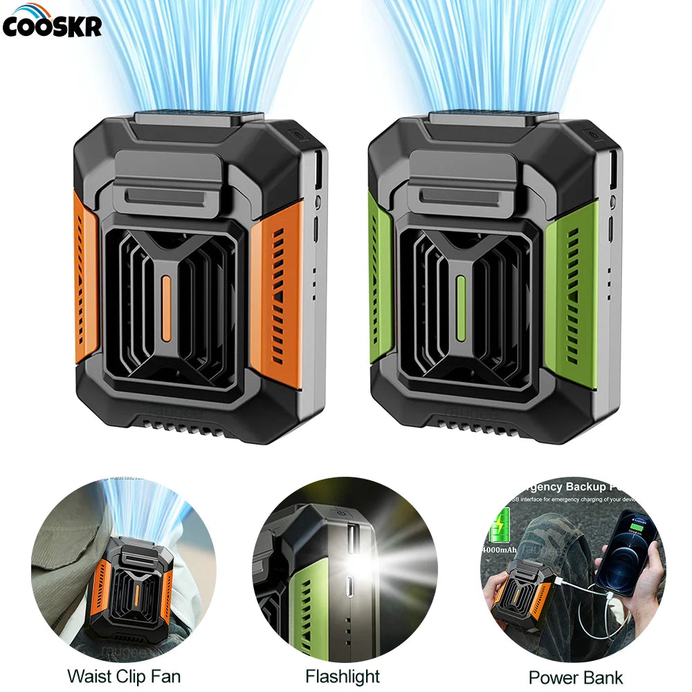 Portable Waist Clip Rechargeable Mini Fan