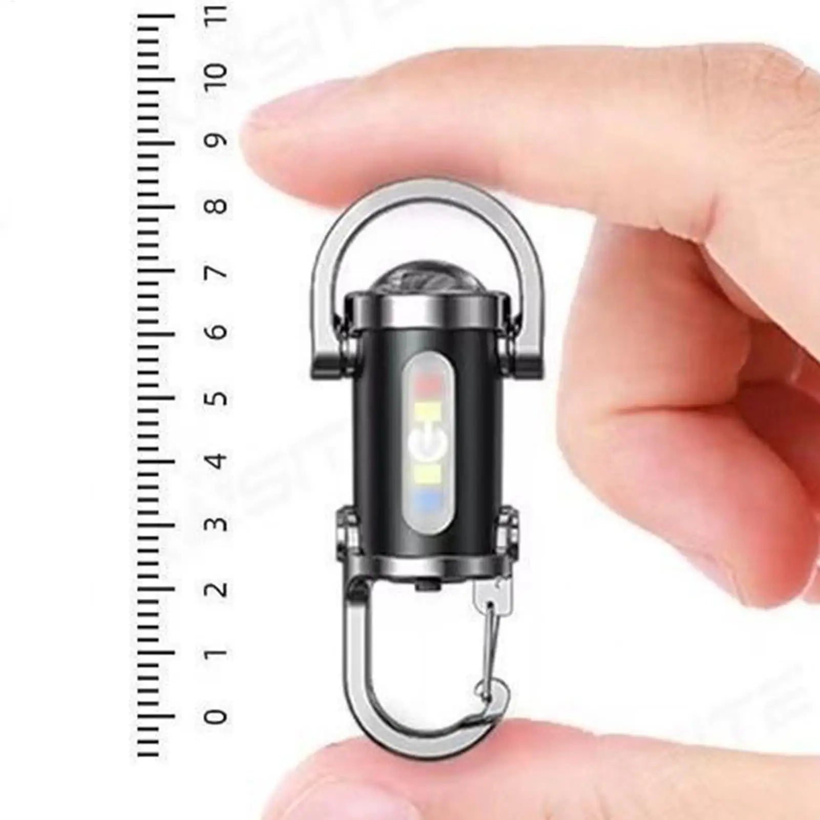 Mini USB Rechargeable LED Keychain Flashlight