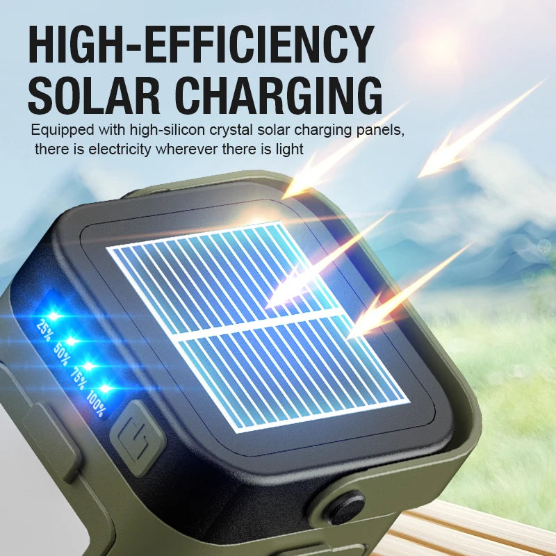 Portable LED Camping Light with Power Bank