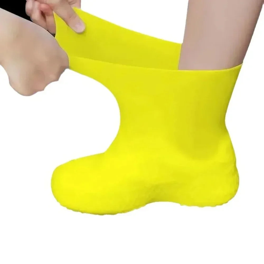 Waterproof Latex Rubber Rain Boot Shoe Covers