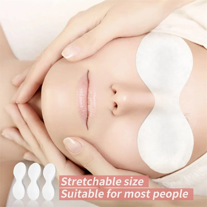 Disposable Ultrathin Natural Cotton Eye Masks — 100 Pack