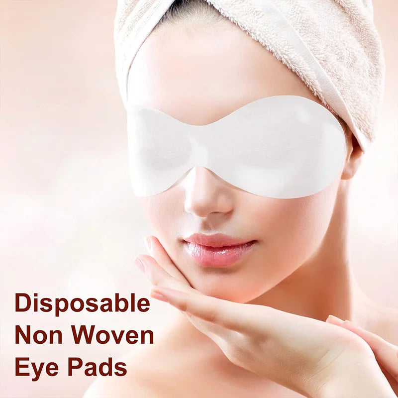 Disposable Ultrathin Natural Cotton Eye Masks — 100 Pack