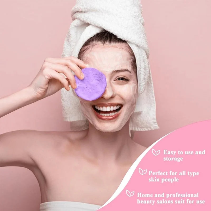 Facial Cleansing Sponge Puff with Storage Box