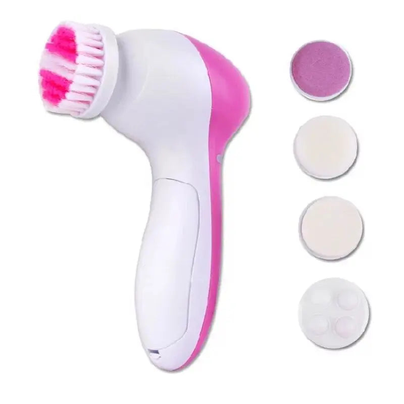 Electric 5-in-1 Facial Cleansing Brush & Spa Machine