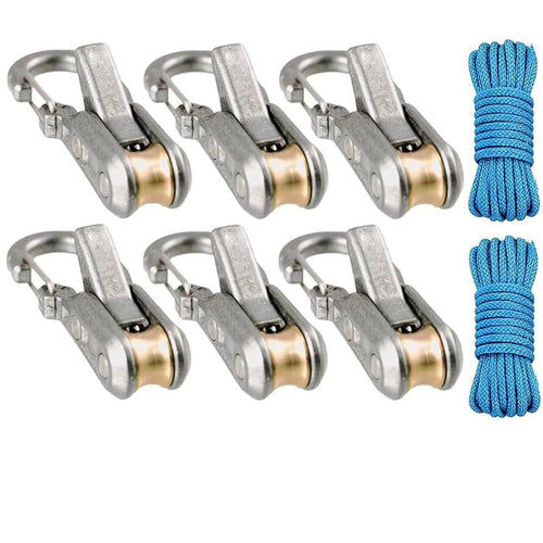 Heavy-Duty Retractable Rope Tie-Down Tensioner