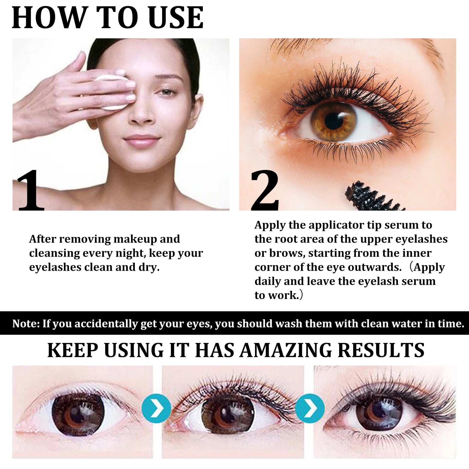 Natural Castor Oil Eyebrow Growth Serum