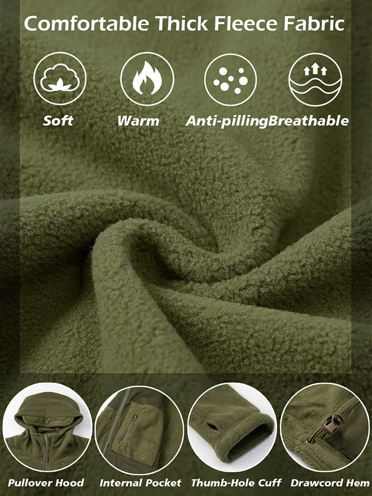 Men's Tactical Fleece Hunting Jacket