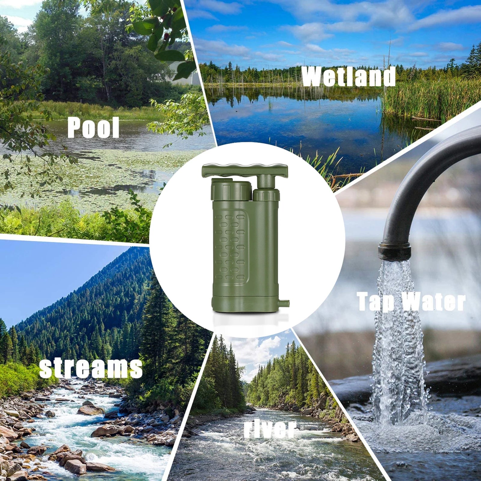 Water Purifier Pump Filtration System — 0.01 Micron