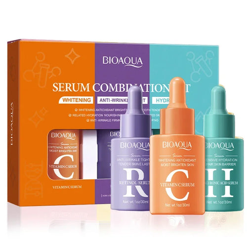BIOAQUA Vitamin C Retinol & Hyaluronic Acid Serum Set