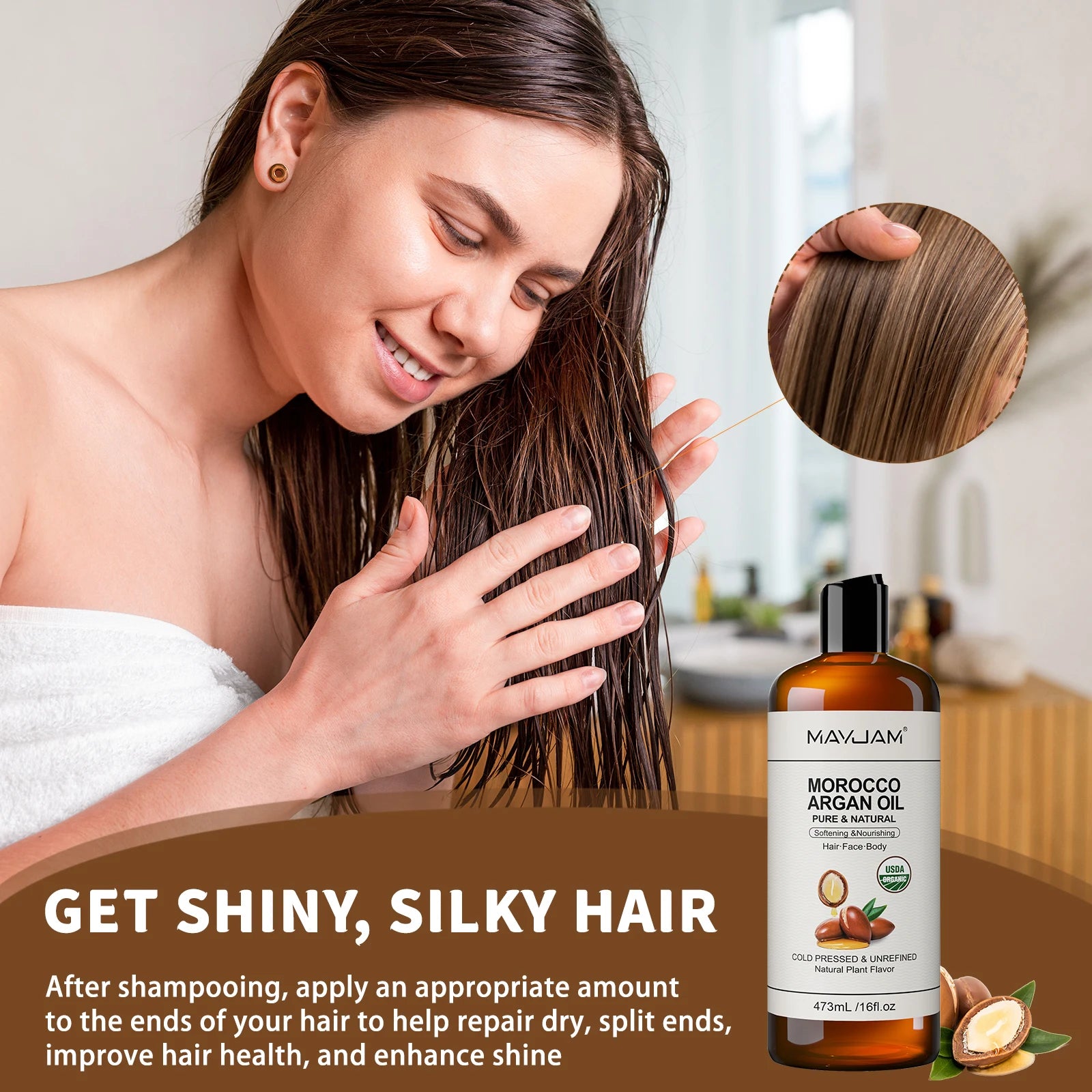 Organic Coconut & Carrier Oil — Multi-Use Skin & Hair