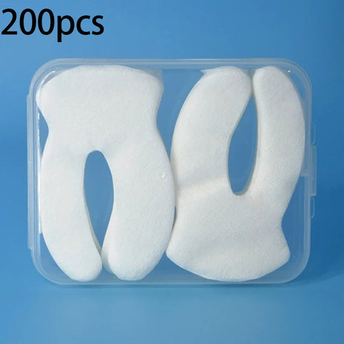Disposable Ultrathin Natural Cotton Eye Masks — 100 Pack