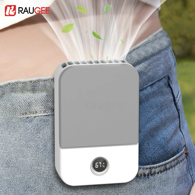 Portable Bladeless Waist Clip Fan — USB