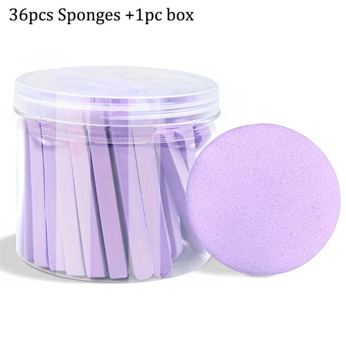 Facial Cleansing Sponge Puff with Storage Box