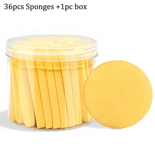 Facial Cleansing Sponge Puff with Storage Box