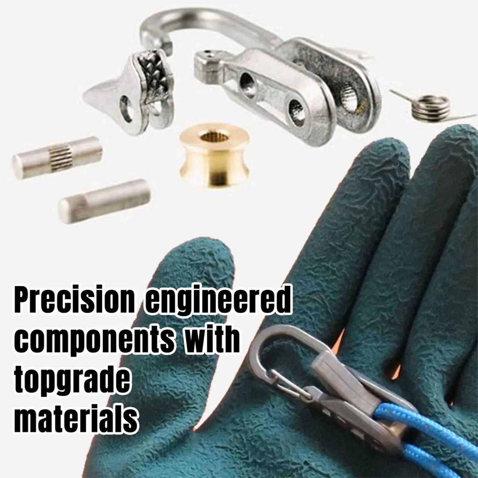 Heavy-Duty Retractable Rope Tie-Down Tensioner