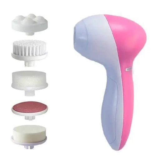 Electric 5-in-1 Facial Cleansing Brush & Spa Machine