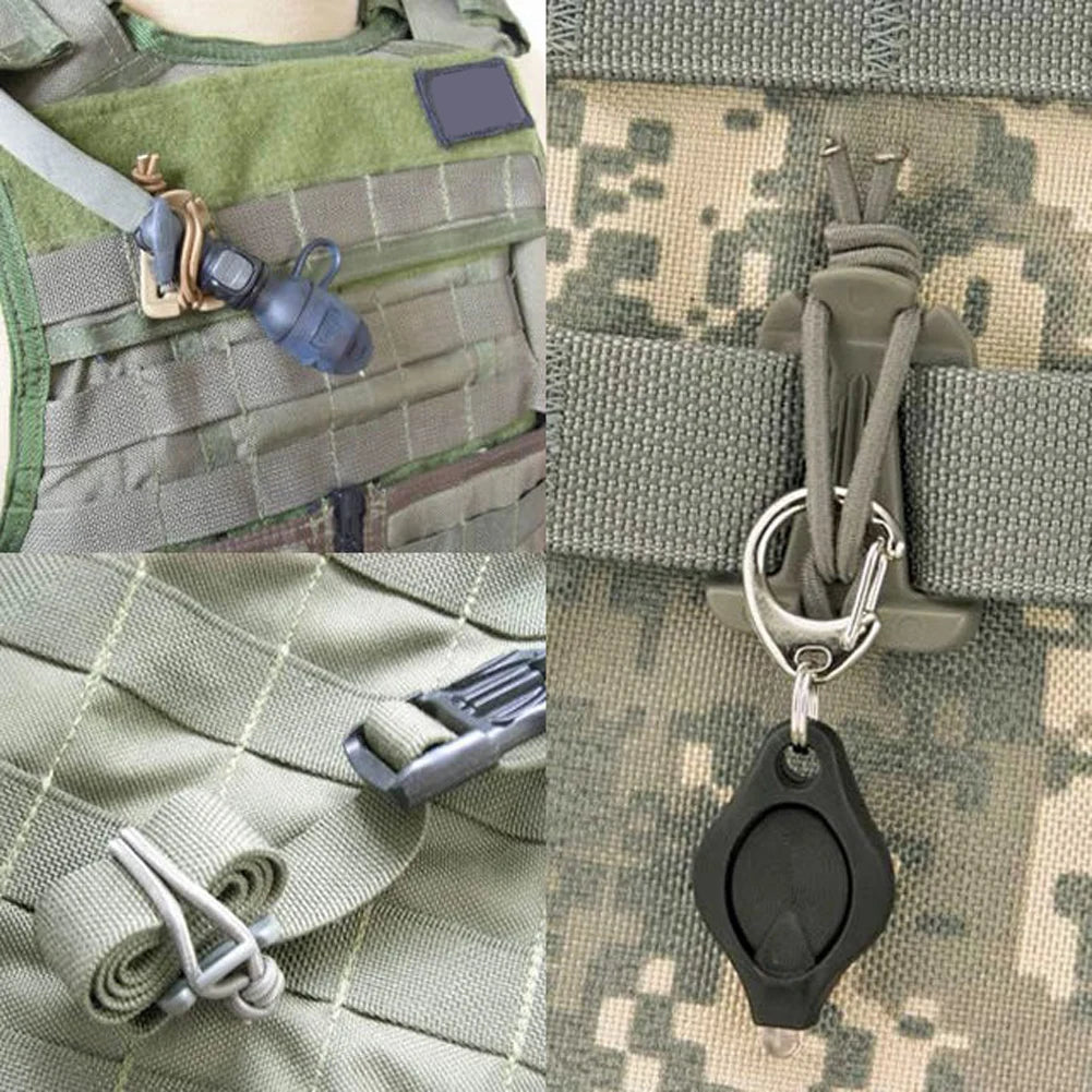Heavy-Duty Carabiner Buckle Clips — 2 Pack