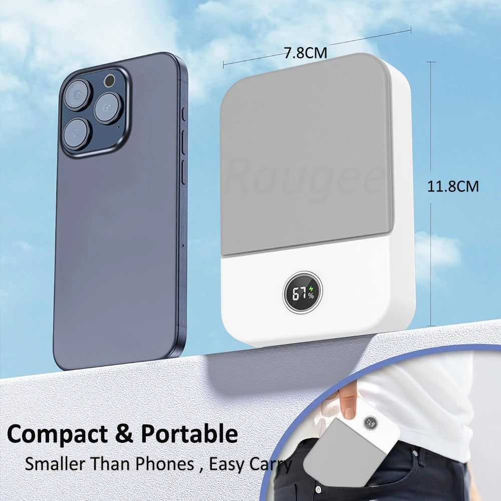 Portable Bladeless Waist Clip Fan — USB