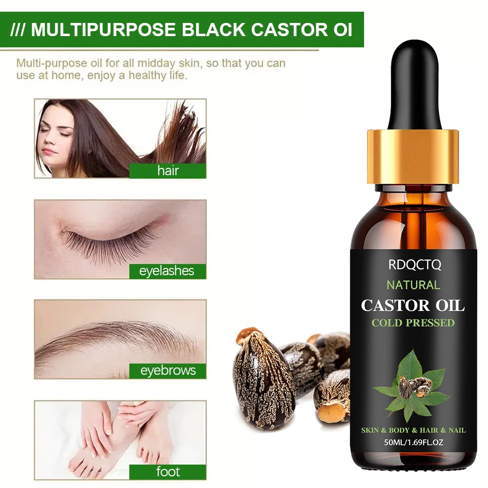 Organic Cold-Pressed Castor Oil — Skin & Hair