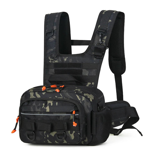Fishing & Hiking Front Chest Vest Backpack