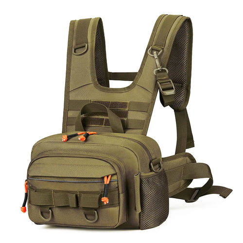 Fishing & Hiking Front Chest Vest Backpack