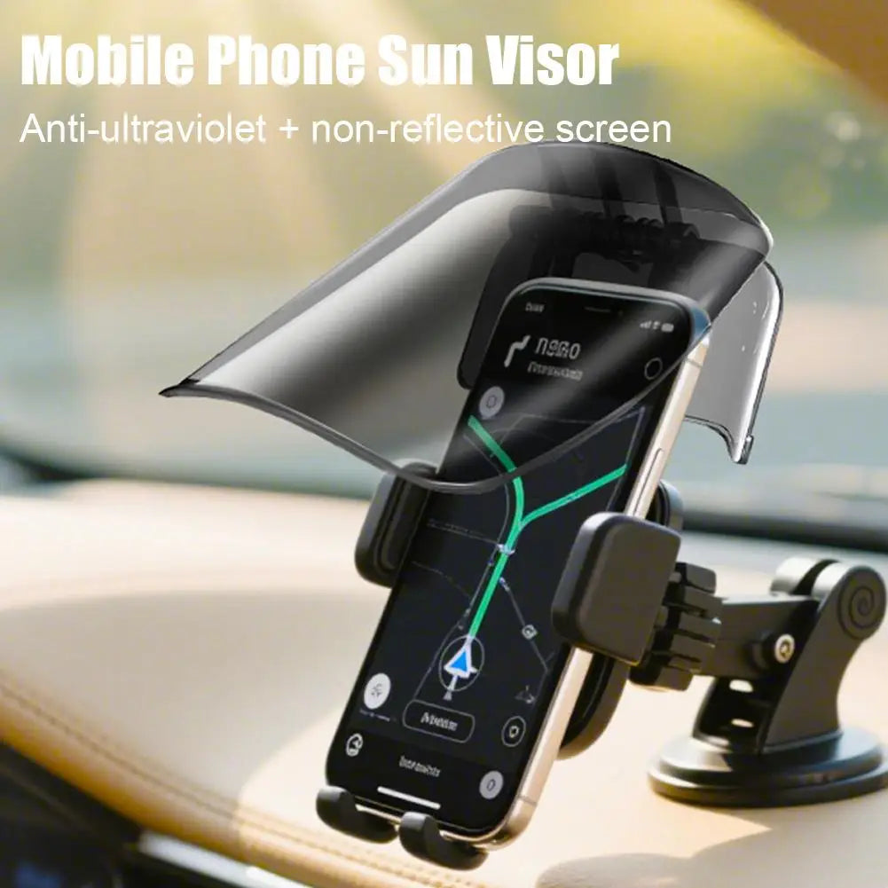Phone Mount Sun Shade for Bikes & Outdoor Use