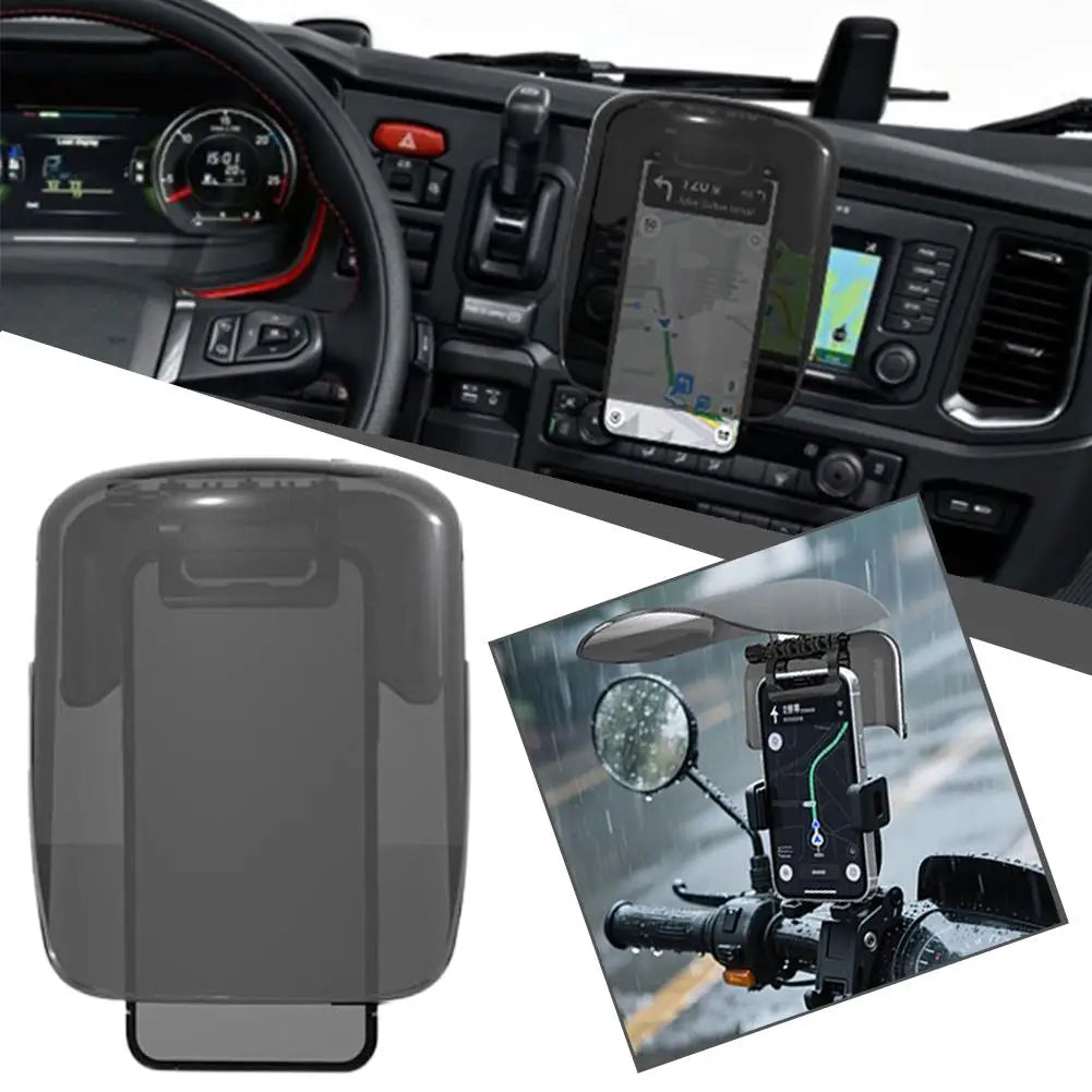 Phone Mount Sun Shade for Bikes & Outdoor Use