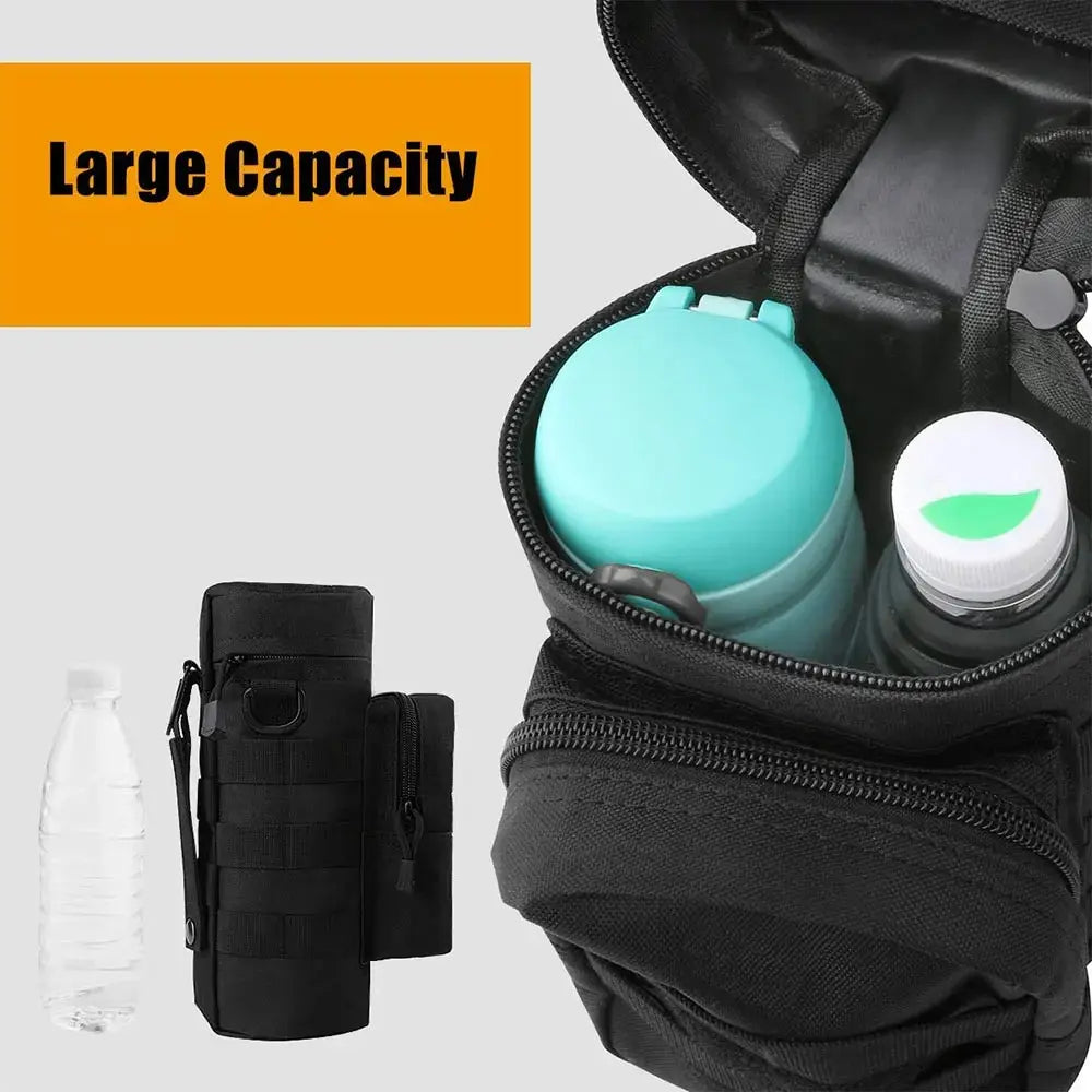 Outdoor Water Bottle Carrier Shoulder Bag