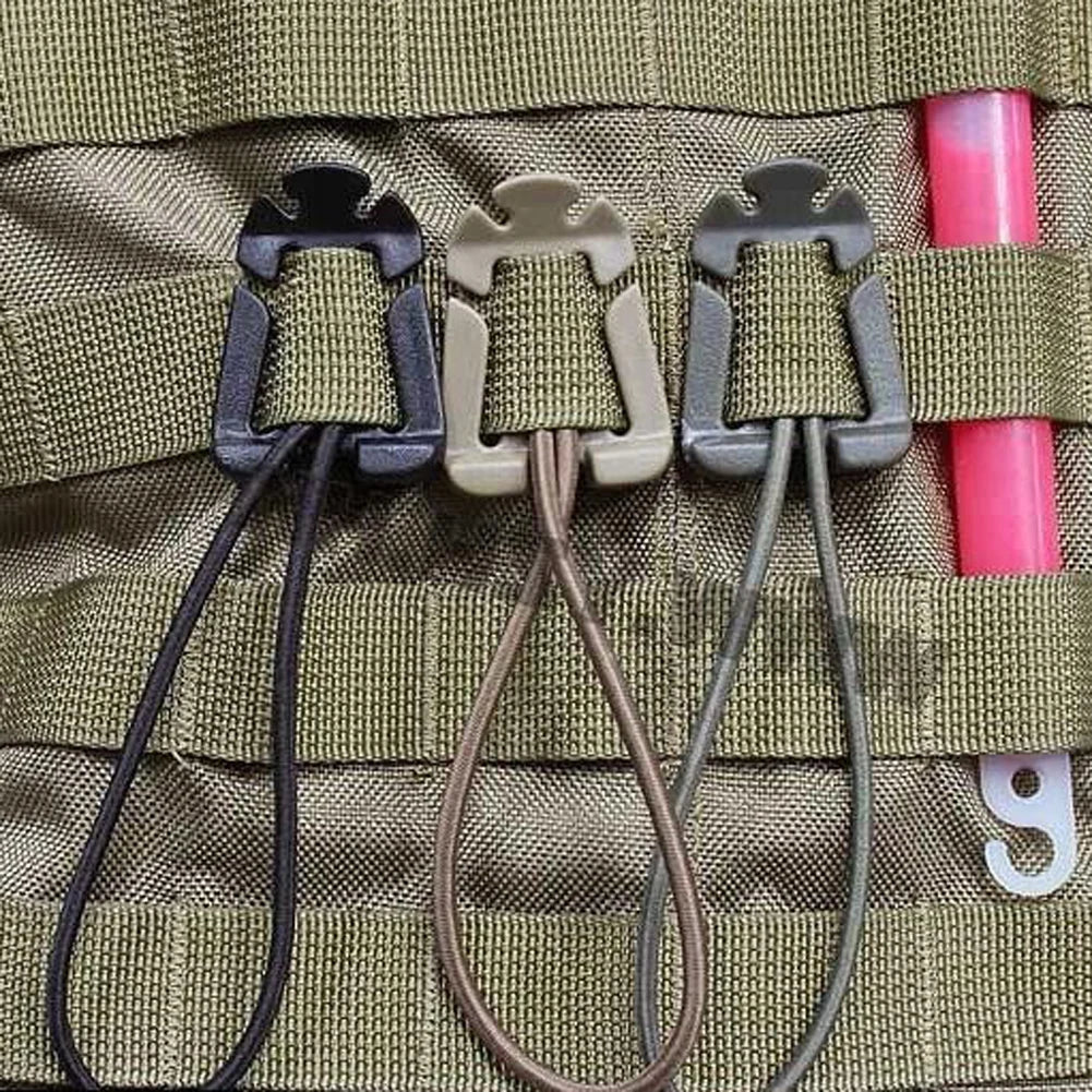 Heavy-Duty Carabiner Buckle Clips — 2 Pack