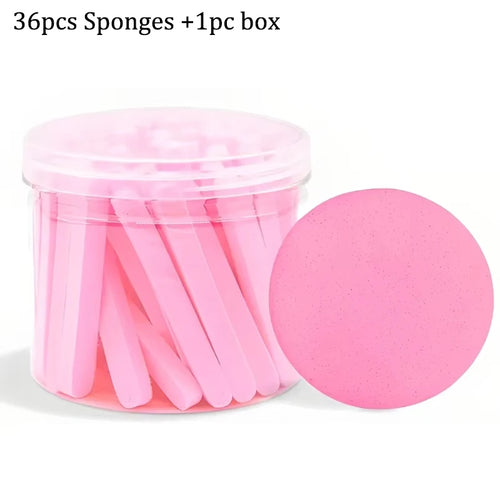 Facial Cleansing Sponge Puff with Storage Box
