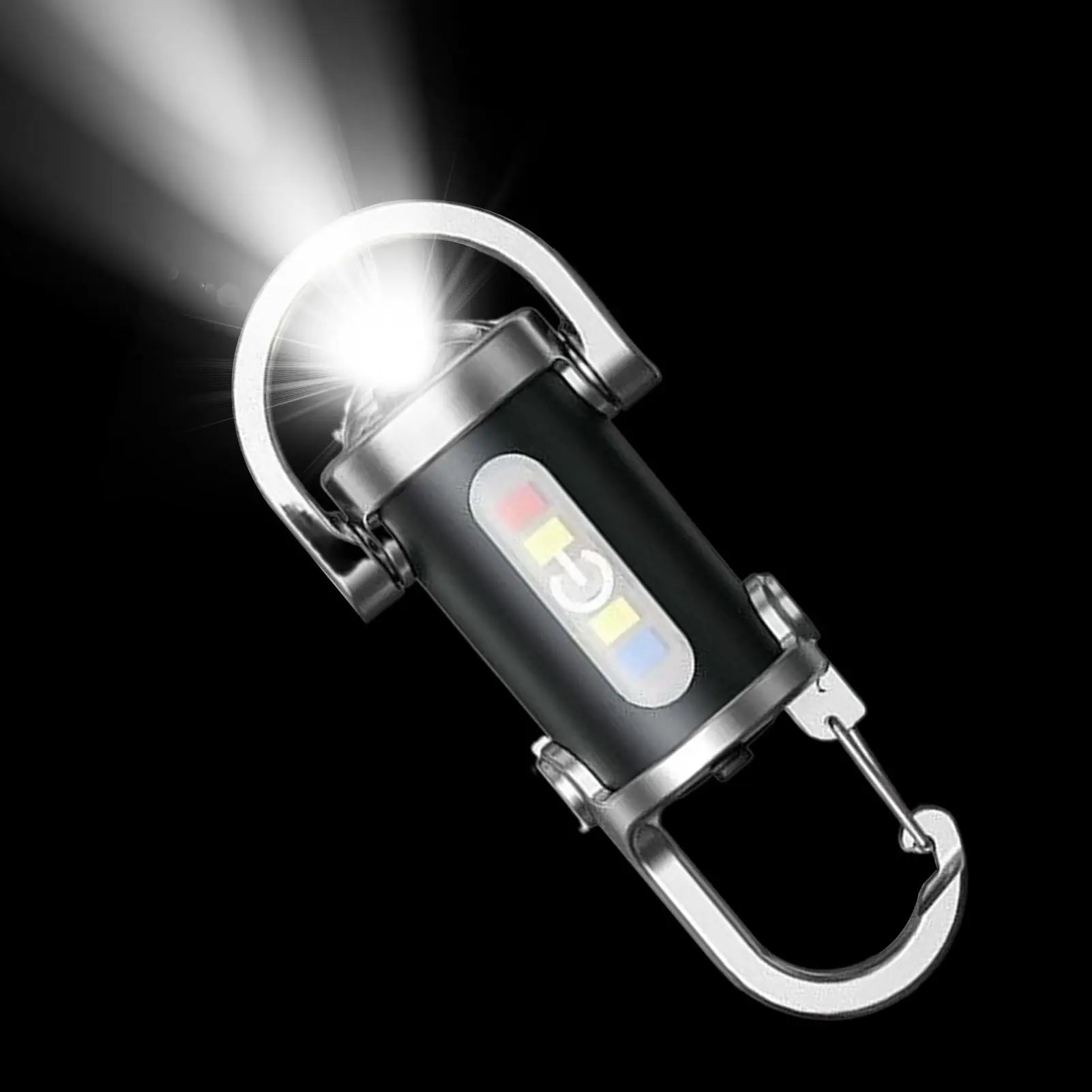 Mini USB Rechargeable LED Keychain Flashlight