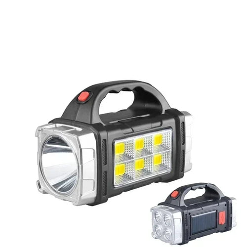 Solar & USB Rechargeable LED Flashlight