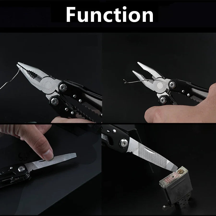 Stainless Steel Folding Camping Multitool Knife