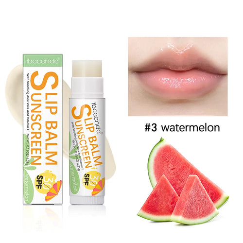 SPF 30 Sunscreen Lip Balm — Watermelon / Coconut / Banana