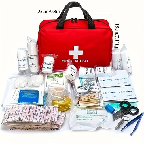 Multi-Purpose First Aid Kit with Carry Bag
