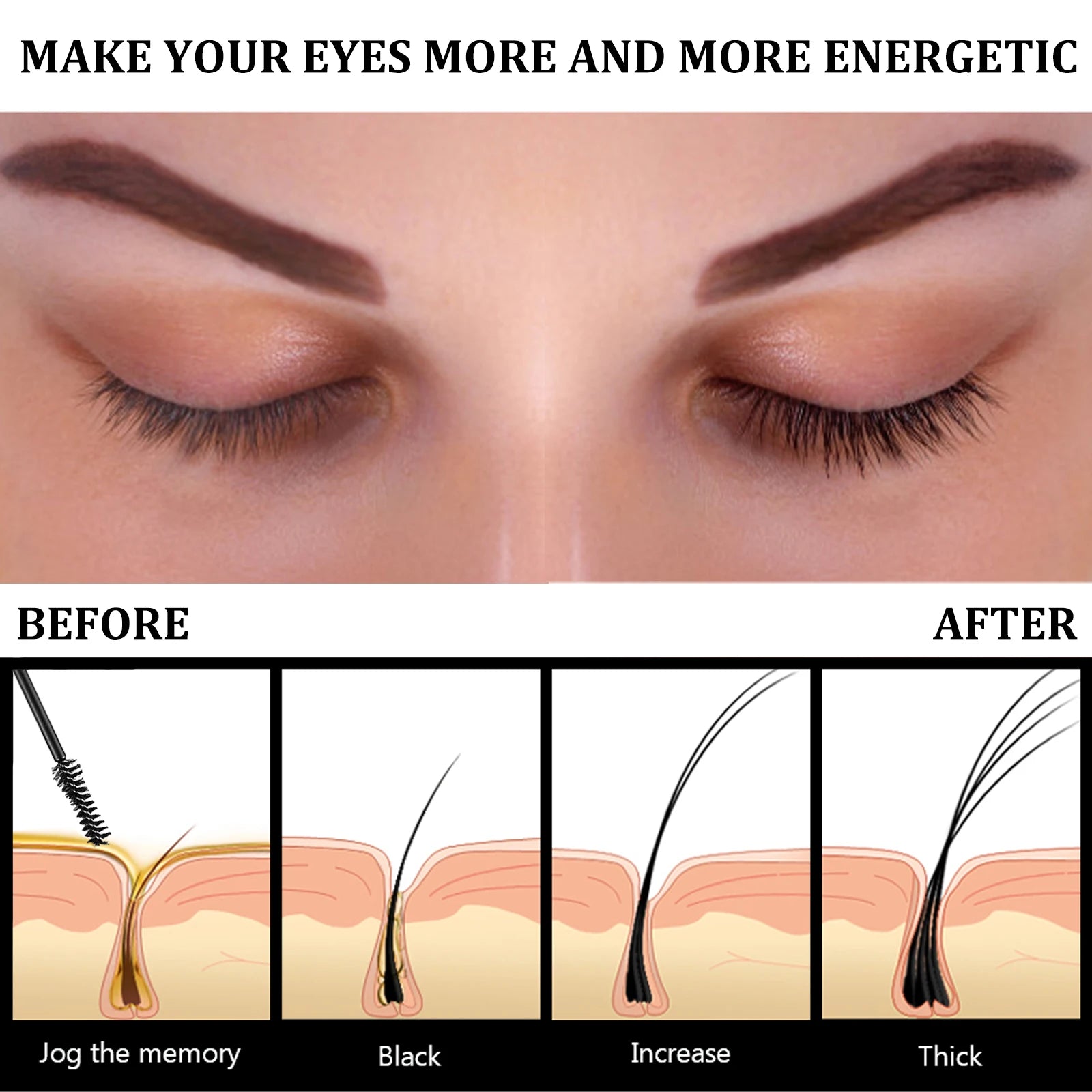 Natural Castor Oil Eyebrow Growth Serum