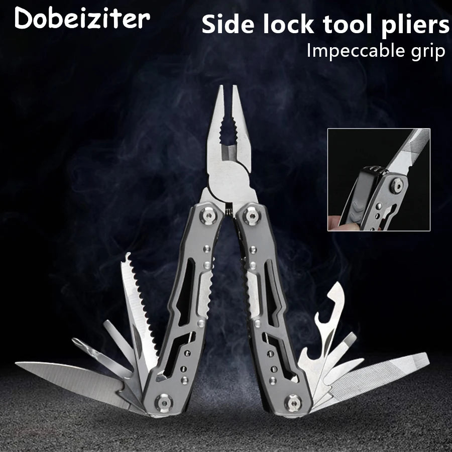 Stainless Steel Folding Camping Multitool Knife