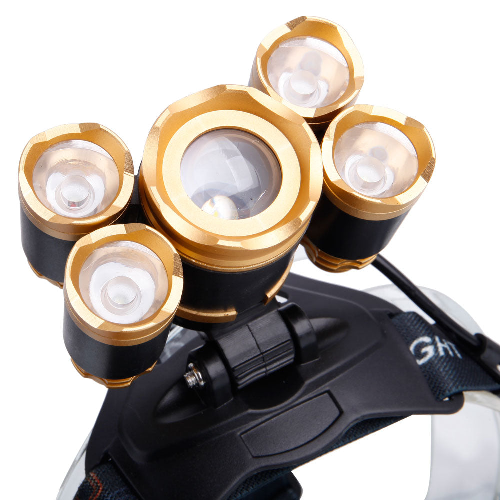 Flexible Zoom LED Headlamp — Rechargeable