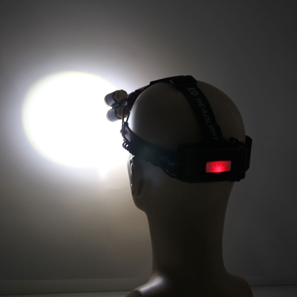 Flexible Zoom LED Headlamp — Rechargeable
