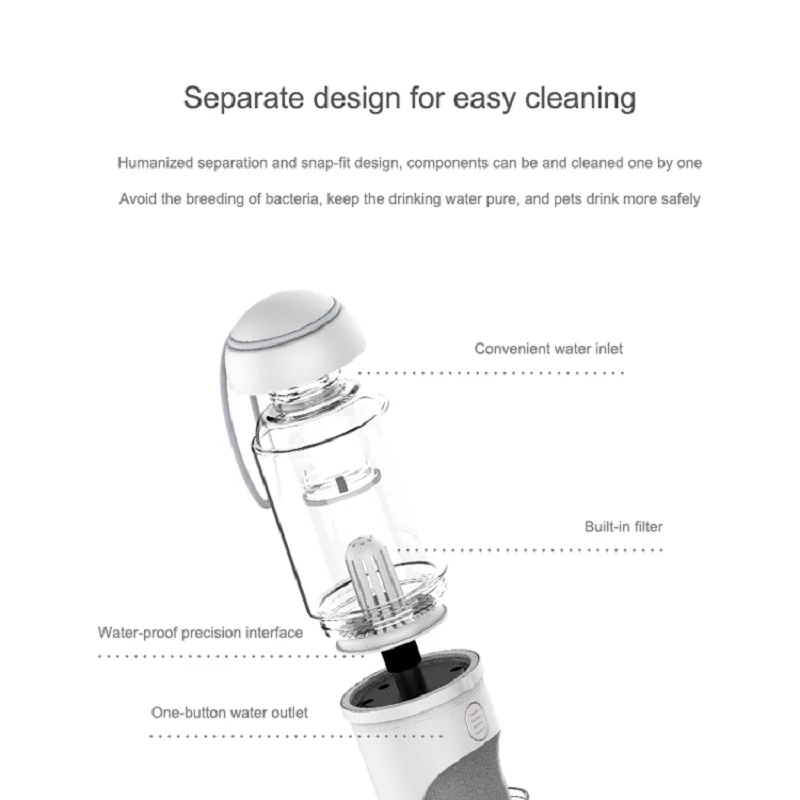 Portable Pet Water Bottle Dispenser