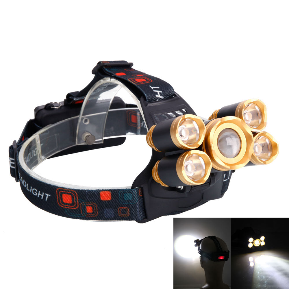 Flexible Zoom LED Headlamp — Rechargeable