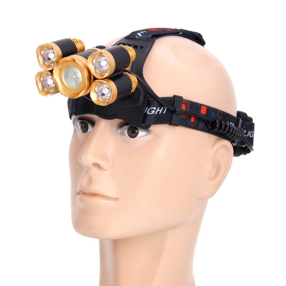 Flexible Zoom LED Headlamp — Rechargeable