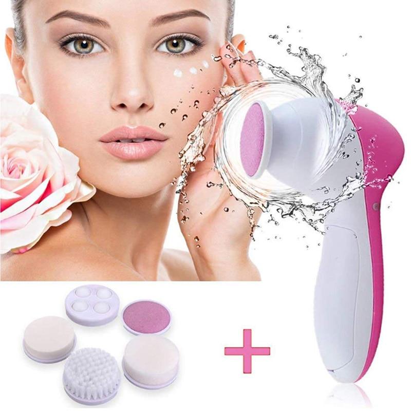 5-in-1 Face Massage Cleansing Brush Set